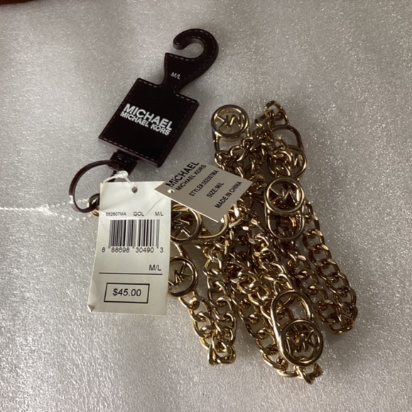 Michael Kors Gold-tone Chain Size M/L NWT - Picture 2 of 8